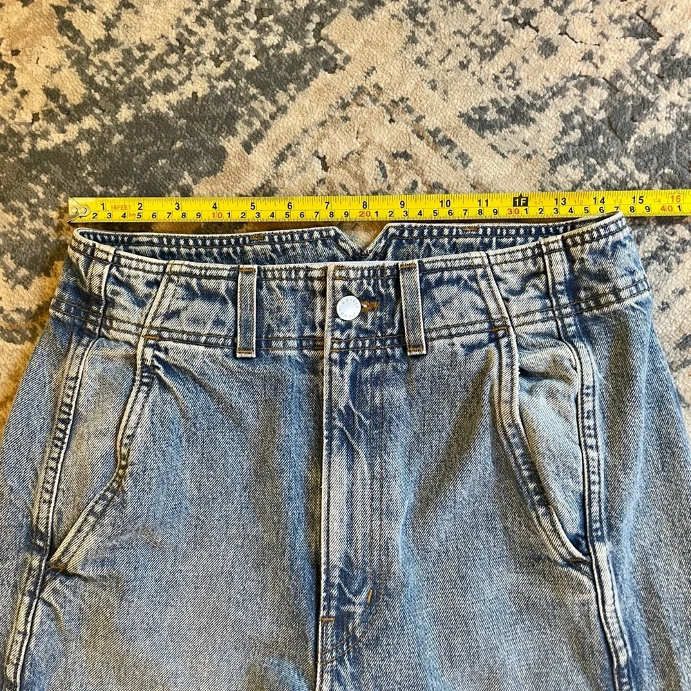 Apiece Apart Blue Wide Leg Jeans - Picture 8 of 10